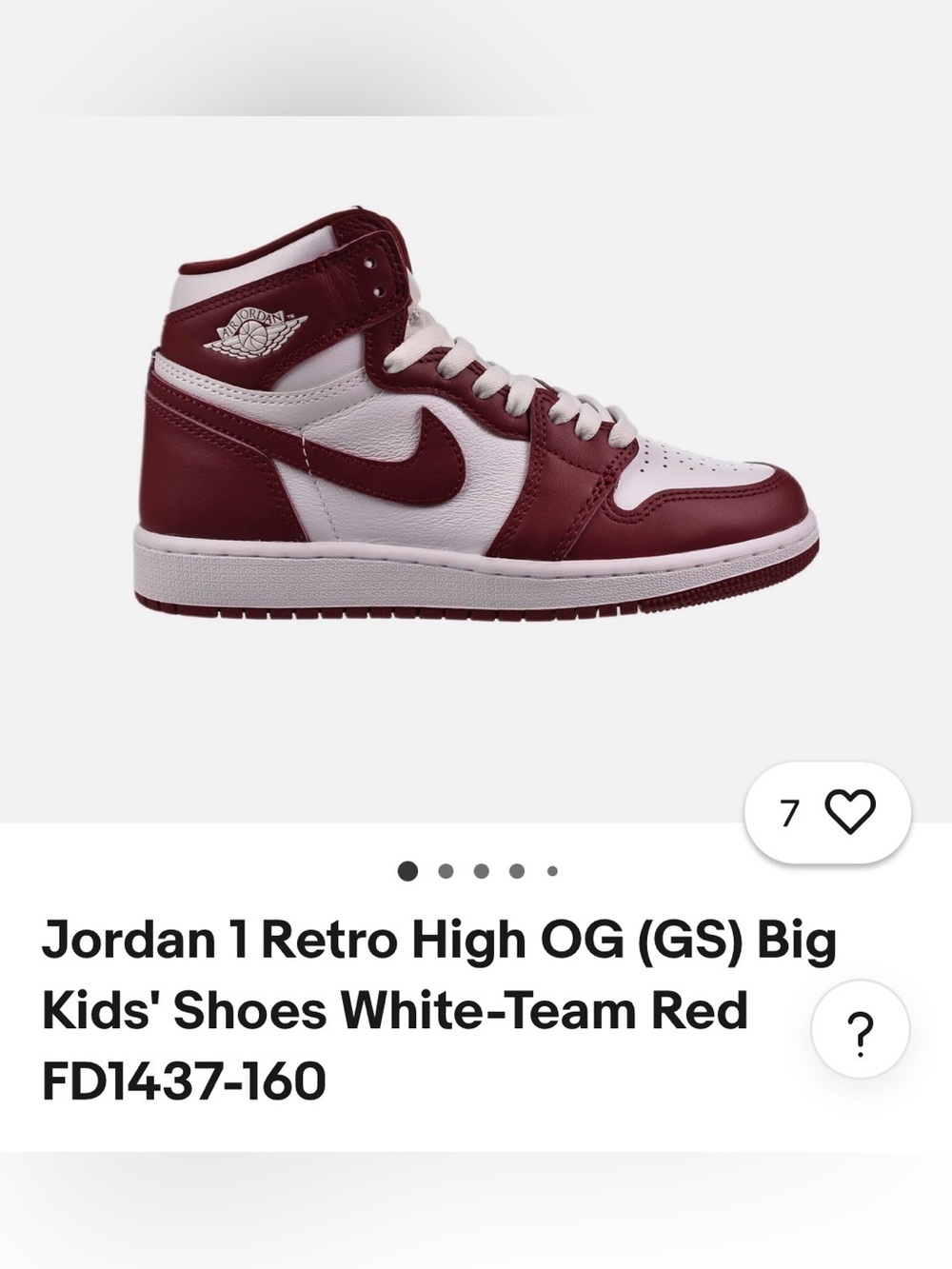 Jordan 1 OG sneakers leather